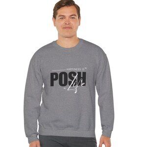 Happiness is Posh Life Unisex Heavy Blend™ Crewneck Sweatshirt